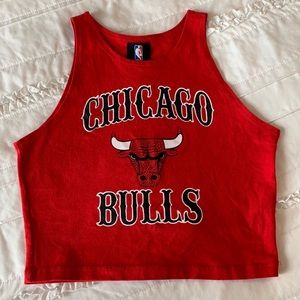 Chicago Bulls Blinged our Crop top